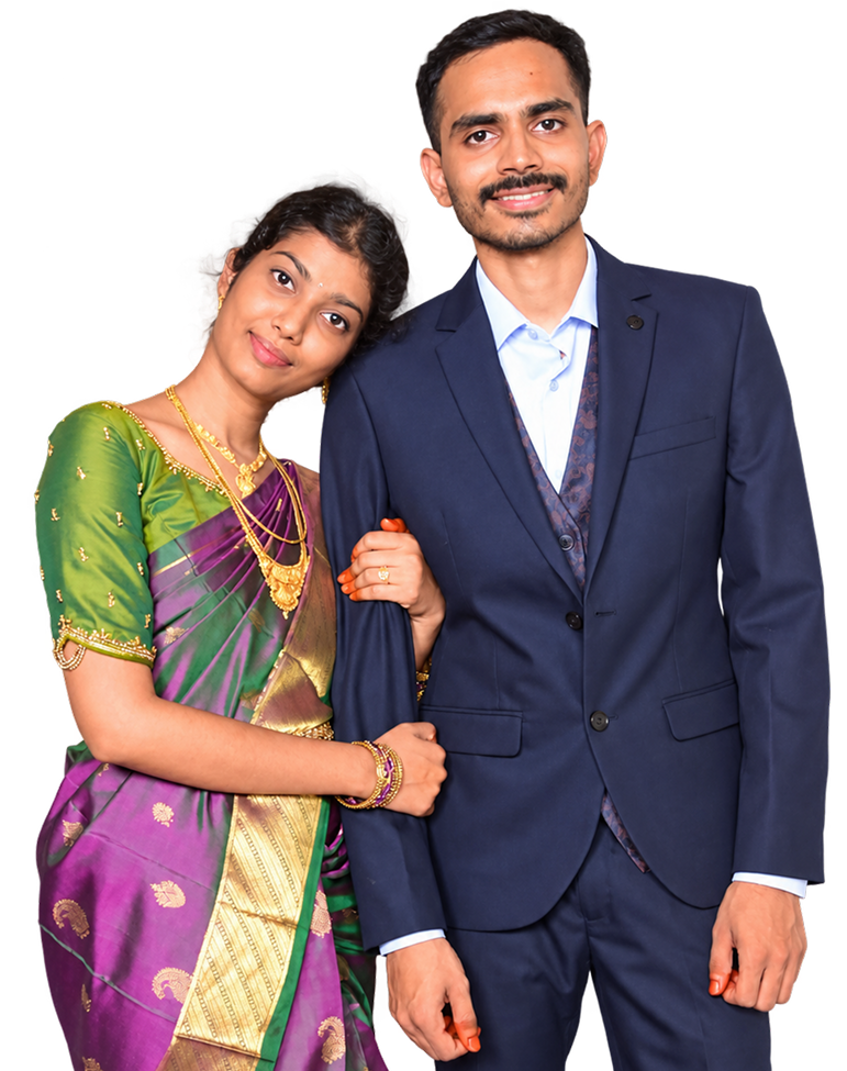 Mohandass and Deepika Devi on their engagement